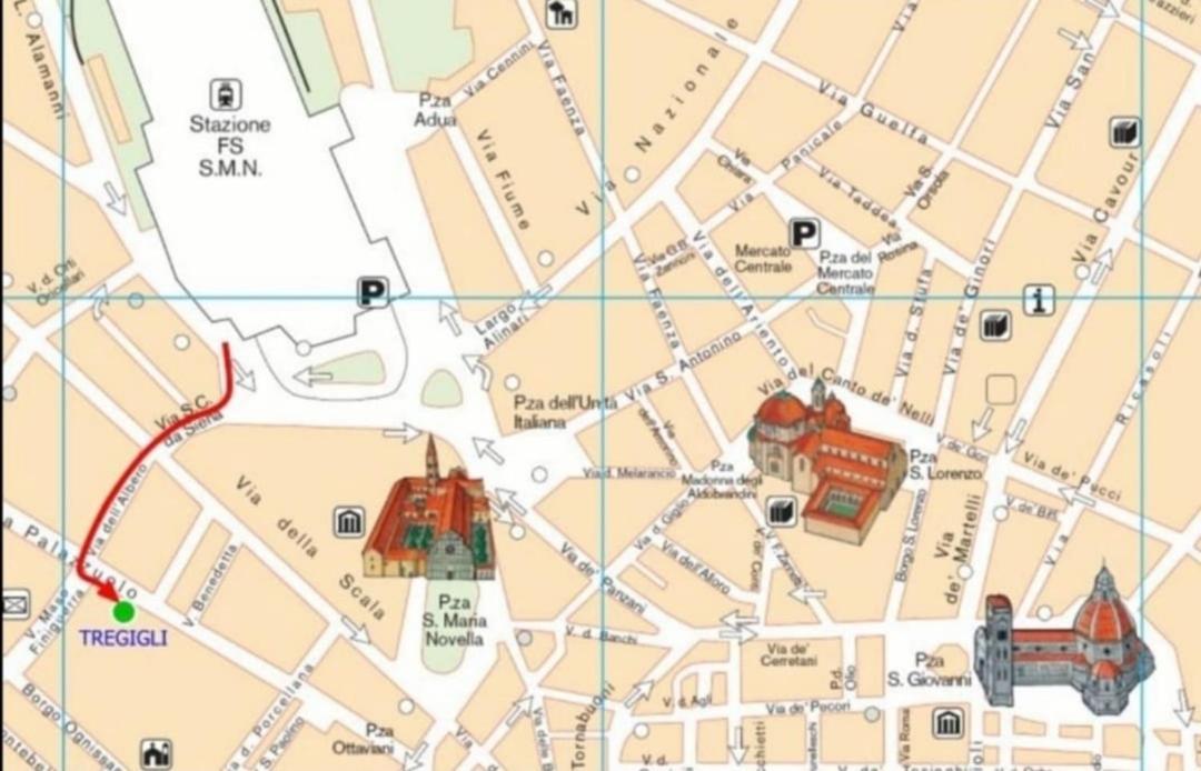 Tre Gigli Firenze Apartment, 5 Minutes From Station, Via Palazzuolo 55 Ngoại thất bức ảnh